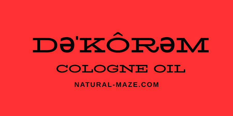 DəˈKôrəm Cologne Oil