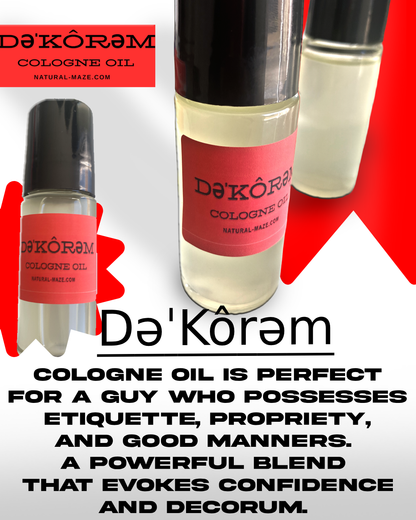 DəˈKôrəm Cologne Oil