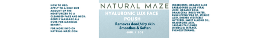 Hyaluronic Lux Face Polish/Mask